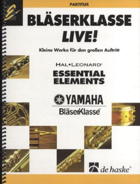 Bläserklasse live!, Partitur, Noten