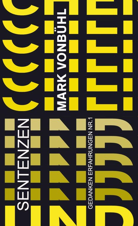 Mark Vonbühl: Sentenzen, Buch