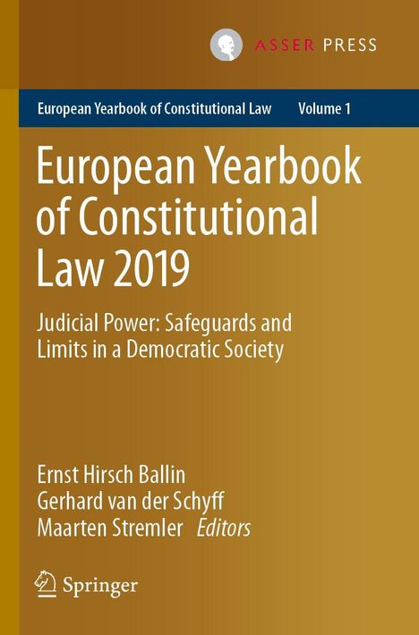 European Yearbook of Constitutional Law 2019, Buch