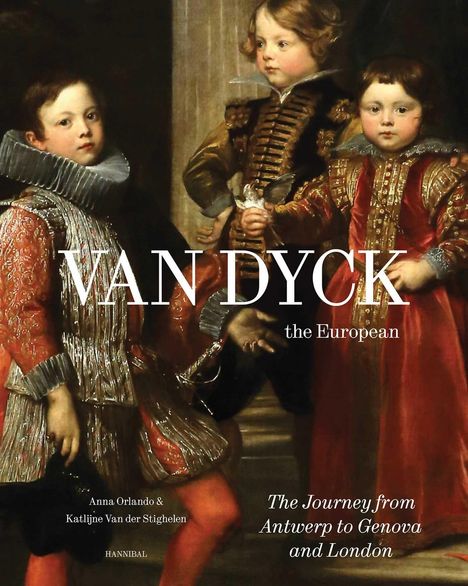 Van Dyck the European. Kinder in prächtigen Gewändern, zarte Gesichter. Illustration.