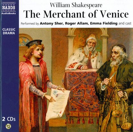 William Shakespeare: The Merchant of Venice, 2 CDs