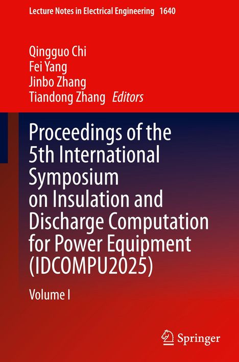 Oben "Lecture Notes in Electrical Engineering 1640". Unten "Proceedings of the 5th International Symposium..." auf rotem Hintergrund.