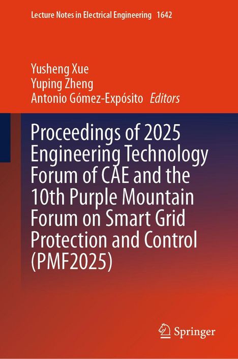 "Proceedings of 2025 Engineering Technology Forum" steht auf einem orange-blauen Cover, Springer-Logo unten rechts.