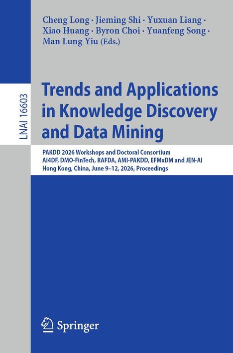 Text: "Trends and Applications in Knowledge Discovery and Data Mining. PAKDD 2026 Workshops and Doctoral Consortium."