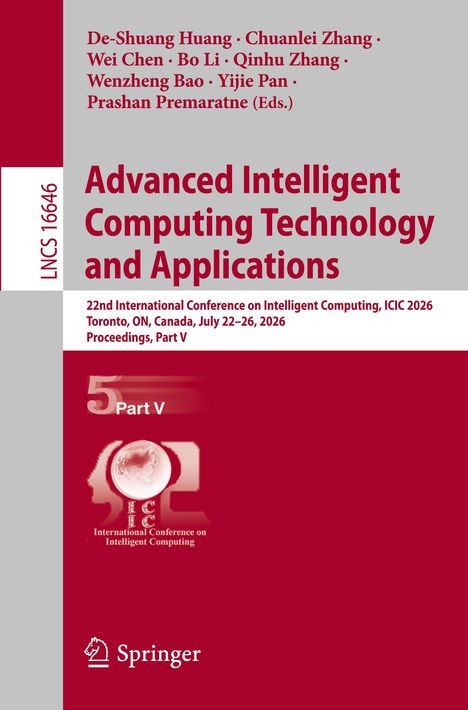 Buchtitel: "Advanced Intelligent Computing Technology and Applications". Autoren: De-Shuang Huang et al. Verlag: Springer.