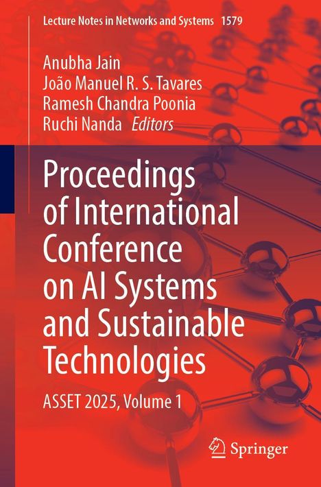 Proceedings of International Conference on AI Systems and Sustainable Technologies, Buch