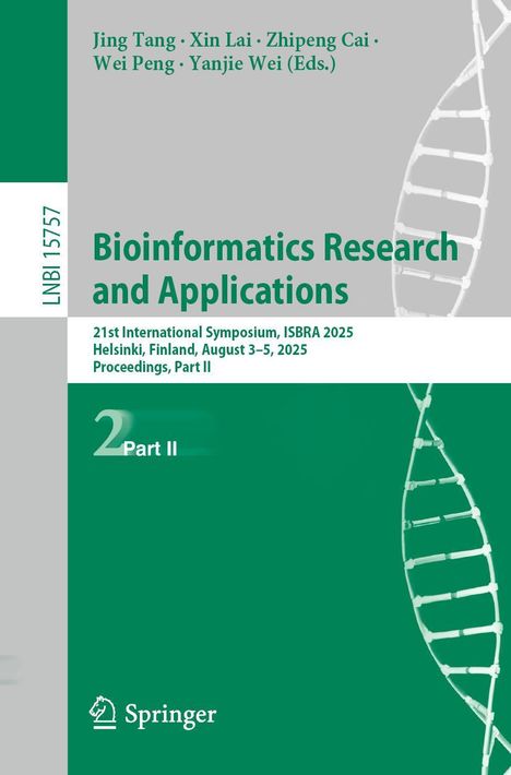 Bioinformatics Research and Applications, Buch