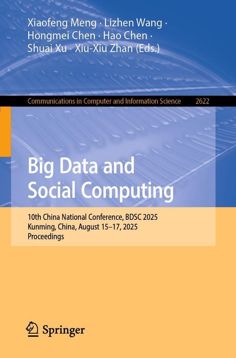 Big Data and Social Computing, Buch
