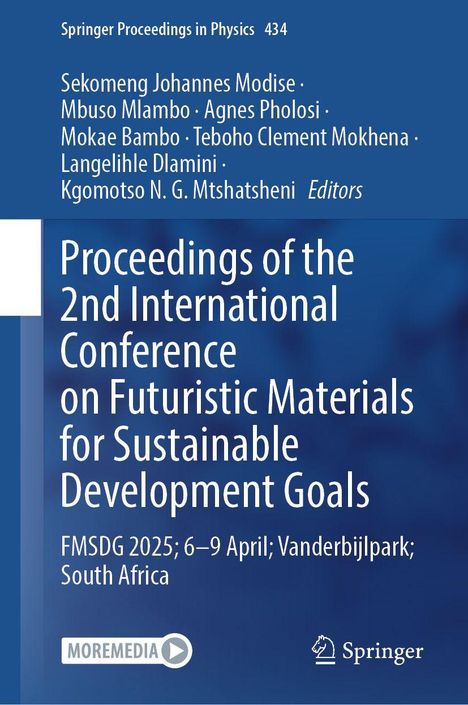 Titel: Proceedings of the 2nd International Conference on Futuristic Materials for Sustainable Development Goals.