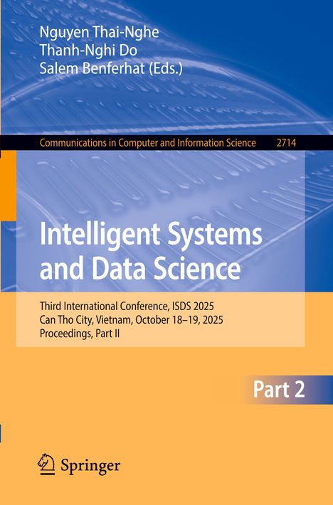 Titel: "Intelligent Systems and Data Science", Konferenz ISDS 2025, Can Tho City, Vietnam, Oktober 18–19, Proceedings, Teil II. Springer-Logo unten.
