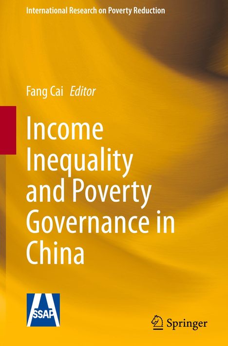 Buchtitel: "Income Inequality and Poverty Governance in China". Gelber Hintergrund, Springer-Logo unten rechts.
