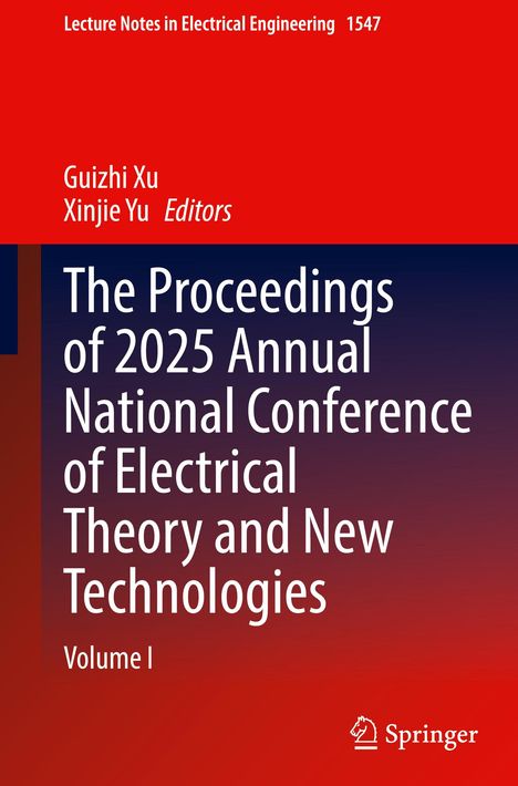 Titel: "The Proceedings of 2025 Annual National Conference of Electrical Theory and New Technologies" in Rot-Blau. Springer-Logo.