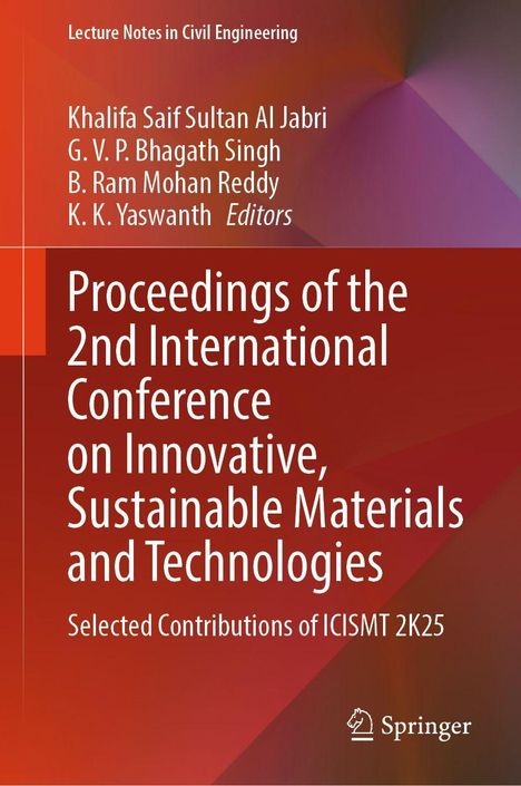„Proceedings of the 2nd International Conference on Innovative, Sustainable Materials and Technologies.“ Springer-Logo.