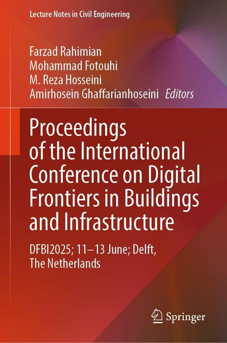 „Proceedings of the International Conference on Digital Frontiers in Buildings and Infrastructure“, Springer-Logo.
