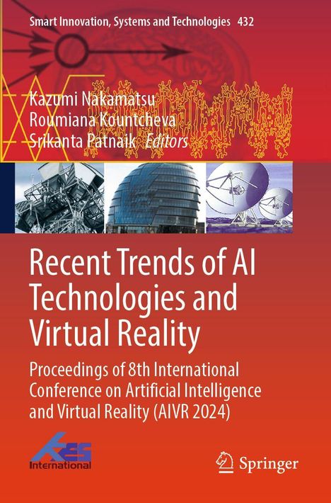 Oben: "Smart Innovation, Systems and Technologies 432". 
Zentral: Drei Architektur- und Technikbilder.