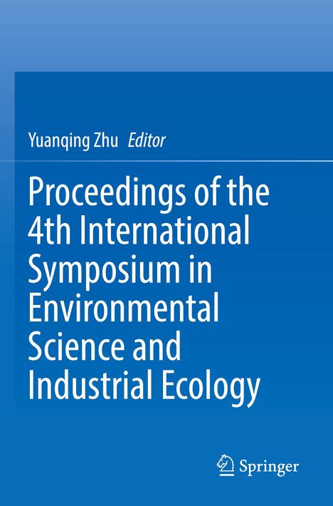 "Proceedings of the 4th International Symposium in Environmental Science and Industrial Ecology" auf blauem Hintergrund.