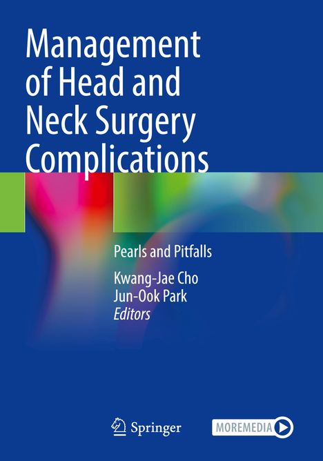 Text: "Management of Head and Neck Surgery Complications. Pearls and Pitfalls. Kwang-Jae Cho, Jun-Ook Park, Editors." Unten Logos.