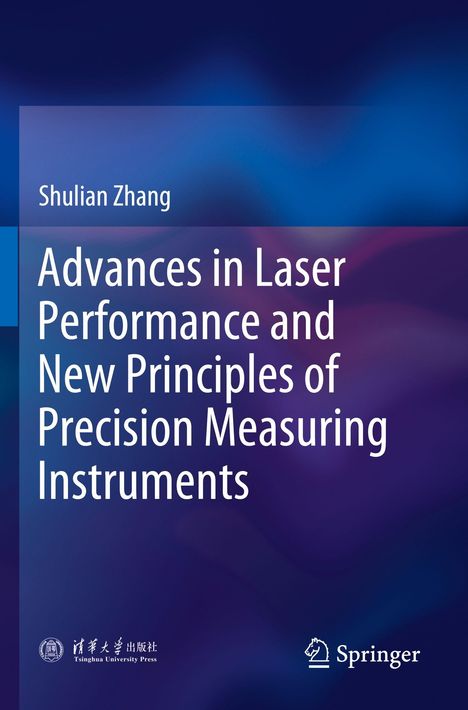 "Shulian Zhang: Advances in Laser Performance and New Principles of Precision Measuring Instruments." Darunter Logos. Hintergrund blau-lila.