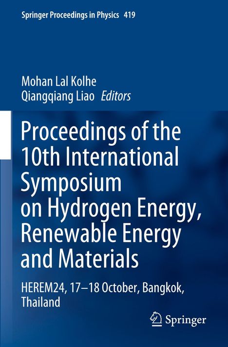 Buchtitel: "Proceedings of the 10th International Symposium on Hydrogen Energy, Renewable Energy and Materials".