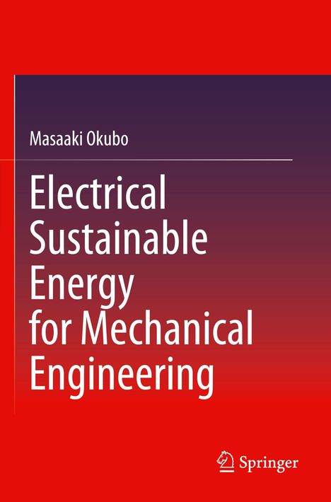 "Masaaki Okubo: Electrical Sustainable Energy for Mechanical Engineering." Roter Hintergrund mit einem Springer-Logo.