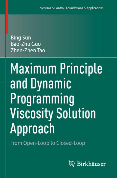 System & Control: Foundations & Applications. Autoren: Bing Sun, Bao-Zhu Guo, Zhen-Zhen Tao. Grüner Hintergrund.