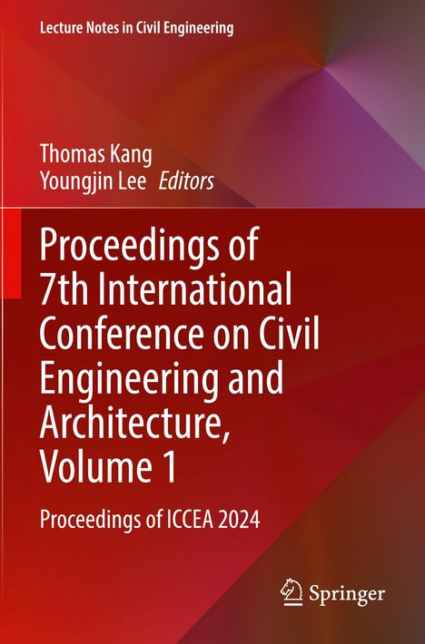 „Proceedings of 7th International Conference on Civil Engineering and Architecture, Volume 1“, roter Hintergrund.