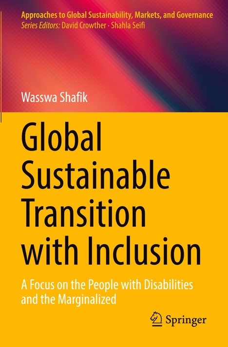 „Global Sustainable Transition with Inclusion“ von Wasswa Shafik, gelber Hintergrund, Springer-Logo unten rechts.