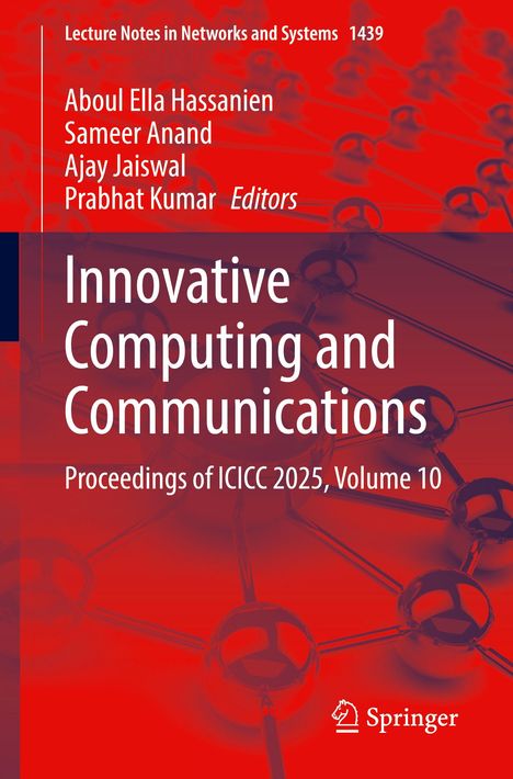 Titel: "Innovative Computing and Communications", Herausgeber genannt, mit Hintergrund von verbundenen Kugeln. Springer-Logo.