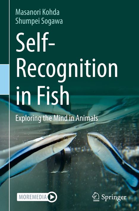 „Self-Recognition in Fish: Exploring the Mind in Animals“ von Masanori Kohda und Shumpei Sogawa. Zwei Fische schwimmen im Wasser.