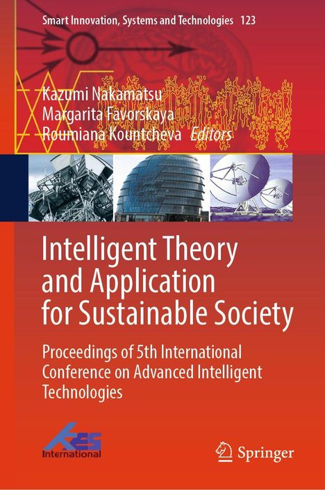 Buchtitel: "Intelligent Theory and Application for Sustainable Society". Unten links das KES-Logo, rechts Springer-Logo.