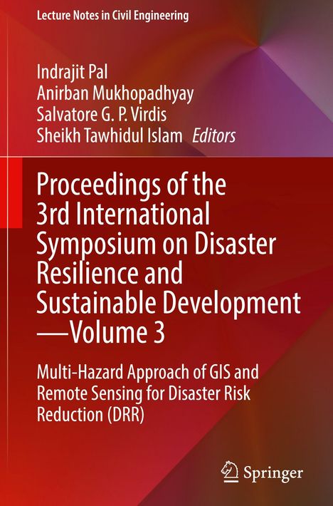"Proceedings of the 3rd International Symposium on Disaster Resilience and Sustainable Development — Volume 3" mit rotem Hintergrund.