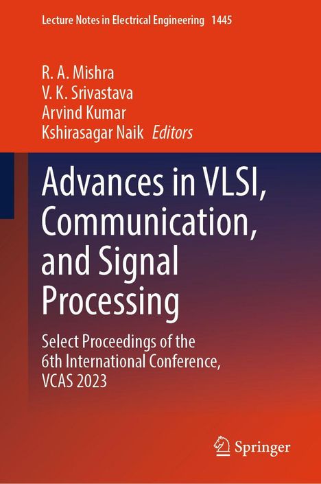 Titel: "Advances in VLSI, Communication, and Signal Processing". Orange-blaues Design, Springer-Logo unten rechts.
