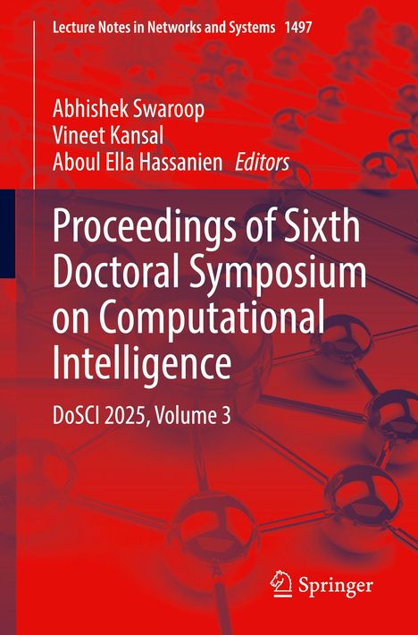 "Proceedings of Sixth Doctoral Symposium on Computational Intelligence. DoSCI 2025, Volume 3. Springer-Logo unten."