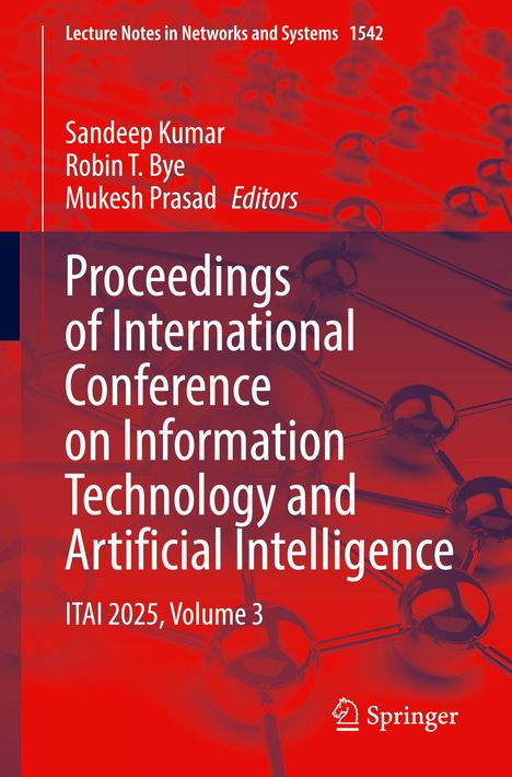 „Proceedings of International Conference on Information Technology and Artificial Intelligence“, roter Hintergrund.