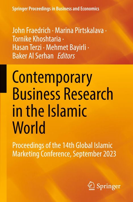 Buchtitel: "Contemporary Business Research in the Islamic World". Autoren: John Fraedrich, Marina Pirtskhalava, u.a.