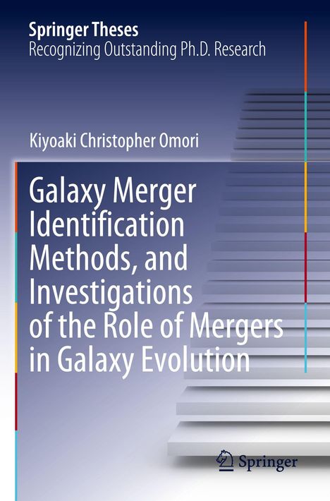 "Galaxy Merger Identification Methods, and Investigations of the Role of Mergers in Galaxy Evolution." Treppenmotiv. Springer-Logo.