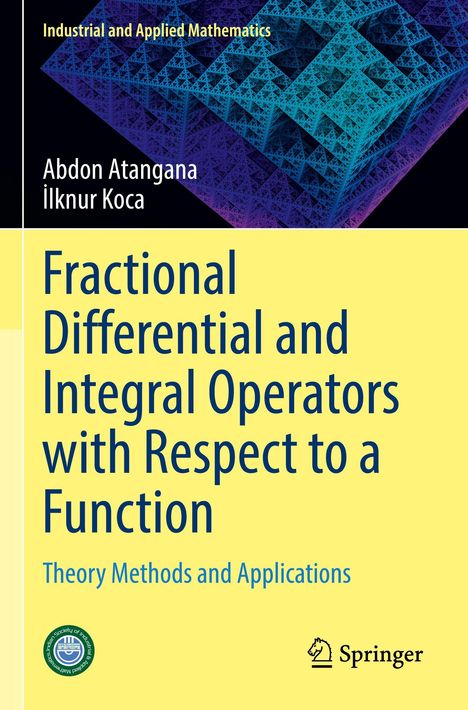 Titel: "Fractional Differential and Integral Operators with Respect to a Function". Oben geometrisches Muster.