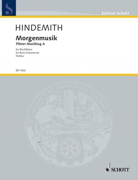 Paul Hindemith: Plöner Musiktag, Noten