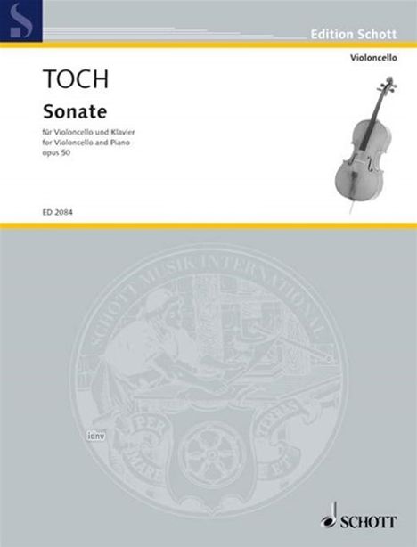 Ernst Toch: Sonate op. 50 (1929), Noten