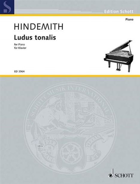 Paul Hindemith: Hindemith, P: Ludus tonalis, Noten