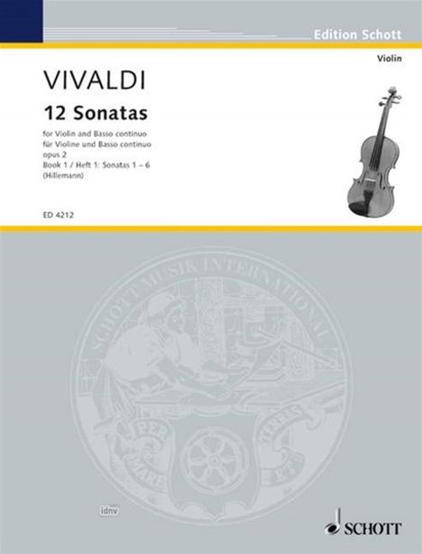Antonio Vivaldi: 12 Sonatas, Noten