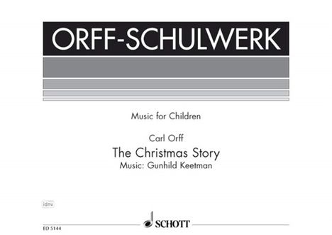 Gunild Keetman: The Christmas Story, Noten