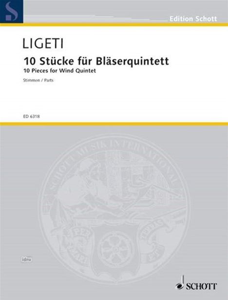 György Ligeti: 10 Stücke, Noten