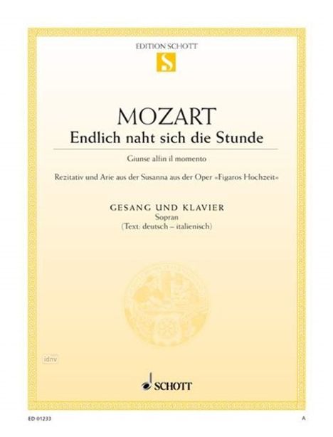 Wolfgang Amadeus Mozart: Die Hochzeit des Figaro, Noten