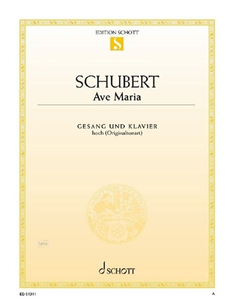 Schubert,F.         :Ave Mar... /E /ssolo,klav /GH, Noten