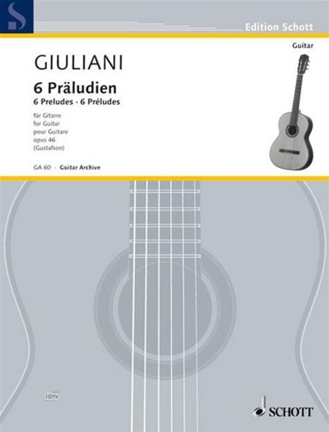 Emilia Giuliani: 6 Präludien op. 46, Noten