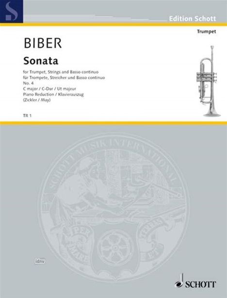 Heinrich Ignaz Biber: Sonata Nr. 4 C-Dur, Noten