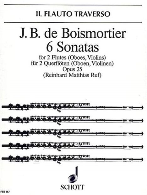 Joseph Bodin de Boismortier: 6 Sonatas op. 25, Noten