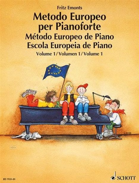 Fritz Emonts: Europäische Klavierschule, Noten