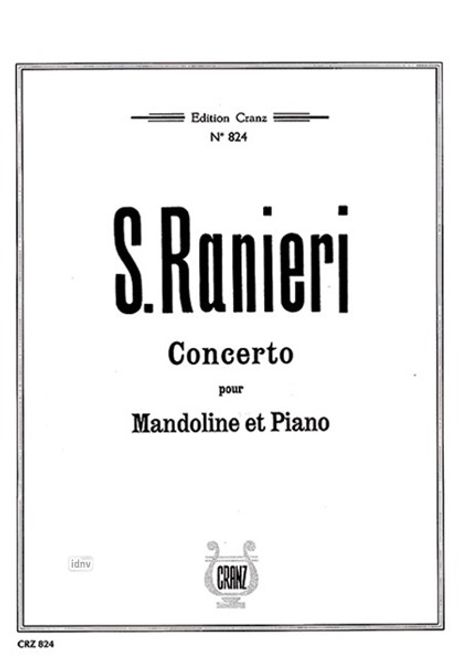 Silvio Ranieri: Concerto, Noten